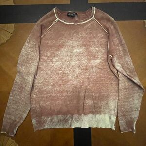CHARLIE B Women’s Sweater in Rust and Cream